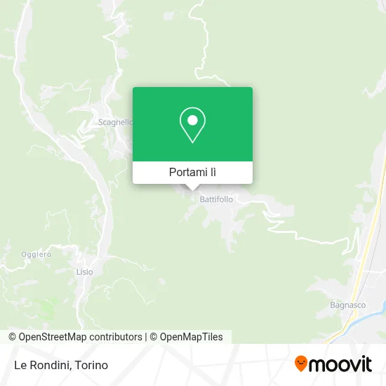 Mappa Le Rondini