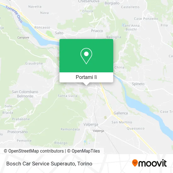 Mappa Bosch Car Service Superauto