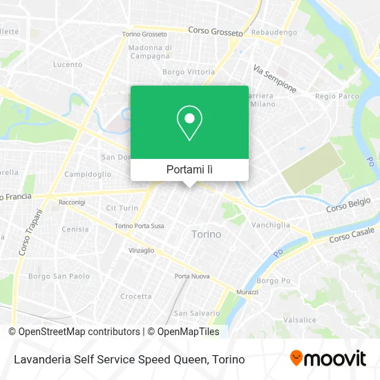 Mappa Lavanderia Self Service Speed Queen