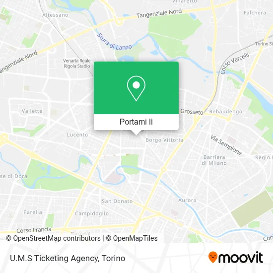 Mappa U.M.S Ticketing Agency