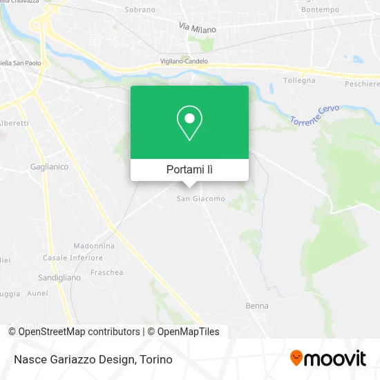 Mappa Nasce Gariazzo Design