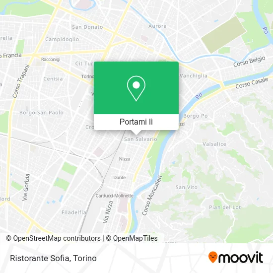 Mappa Ristorante Sofia