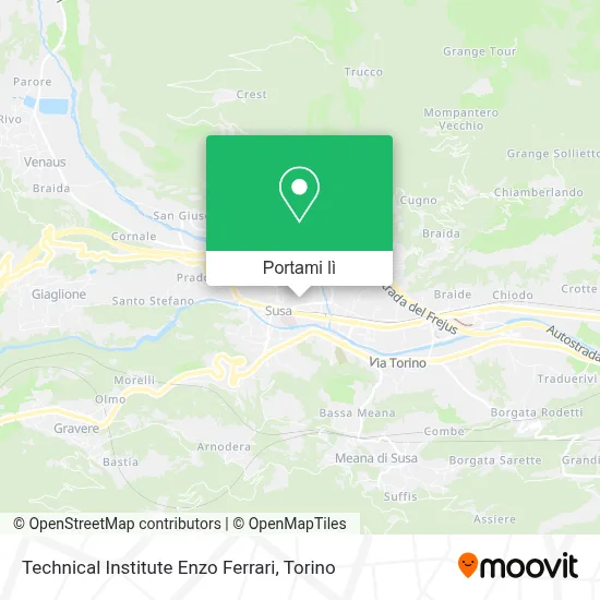 Mappa Technical Institute Enzo Ferrari