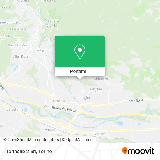 Mappa Torincab 2 Srl