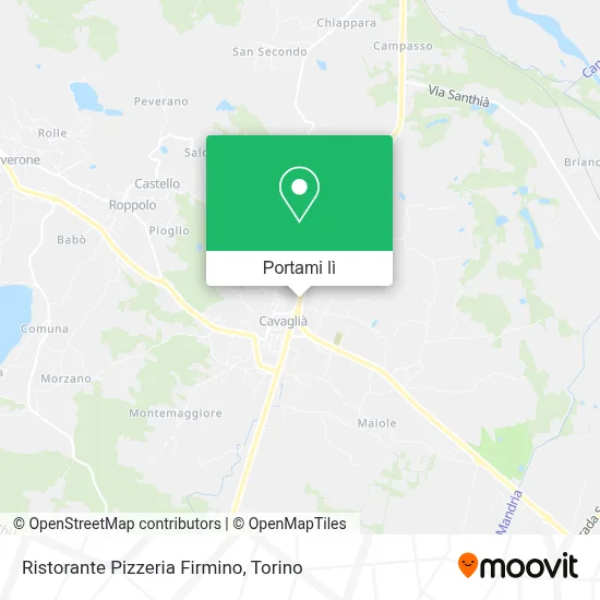 Mappa Ristorante Pizzeria Firmino