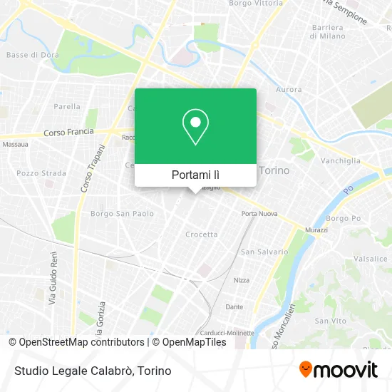 Mappa Studio Legale Calabrò