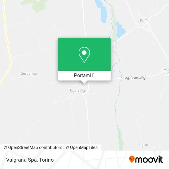 Mappa Valgrana Spa