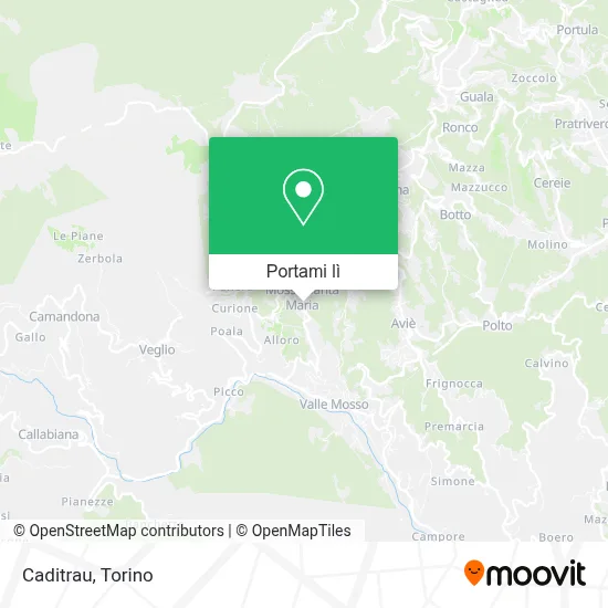 Mappa Caditrau