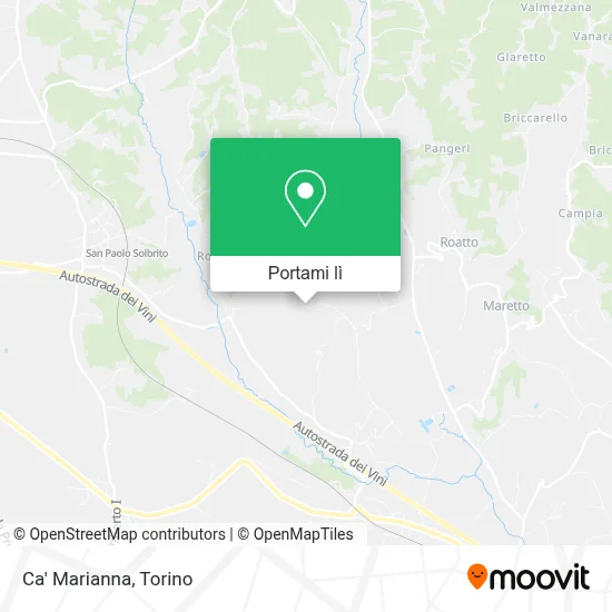 Mappa Ca' Marianna