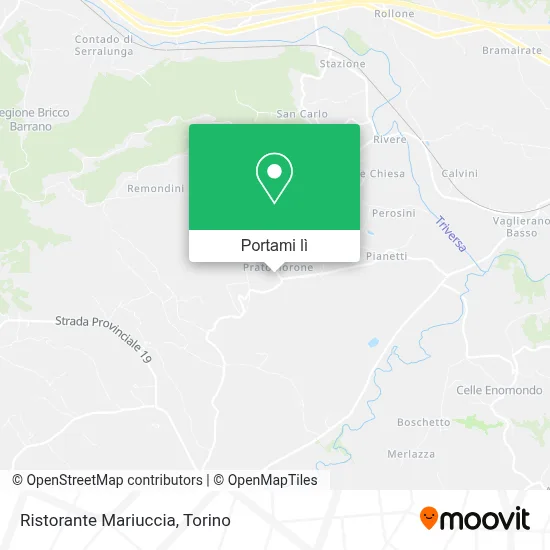Mappa Ristorante Mariuccia