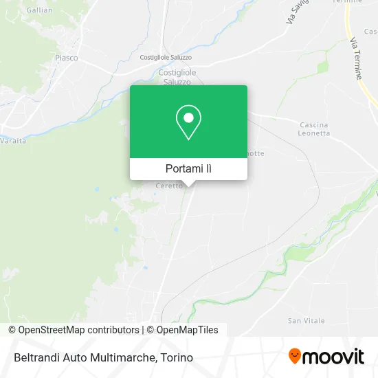 Mappa Beltrandi Auto Multimarche