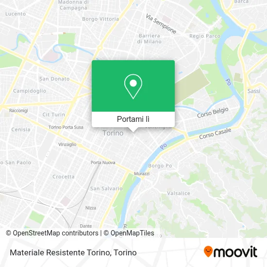 Mappa Materiale Resistente Torino