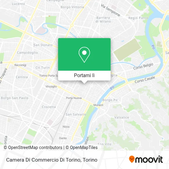 Mappa Camera Di Commercio Di Torino