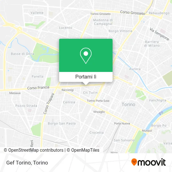 Mappa Gef Torino