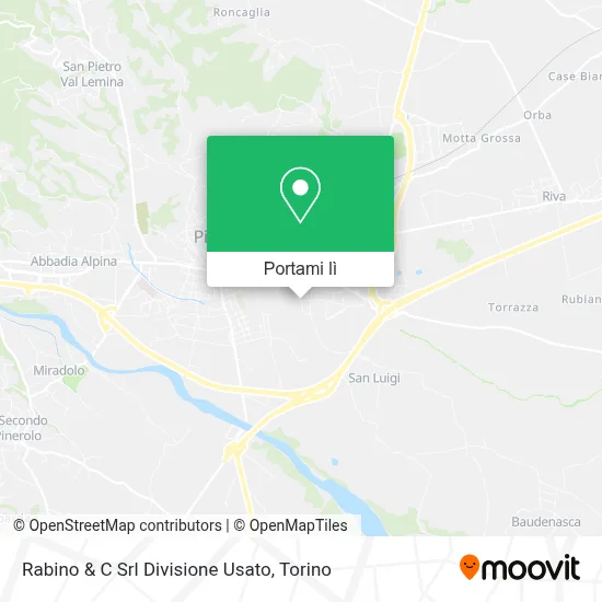 Mappa Rabino & C Srl Divisione Usato