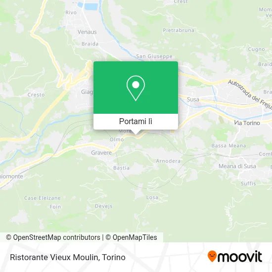 Mappa Ristorante Vieux Moulin