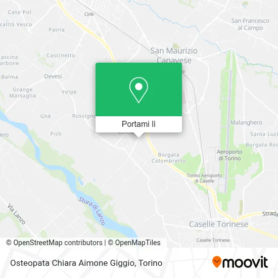 Mappa Osteopata Chiara Aimone Giggio