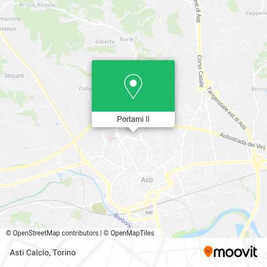 Mappa Asti Calcio