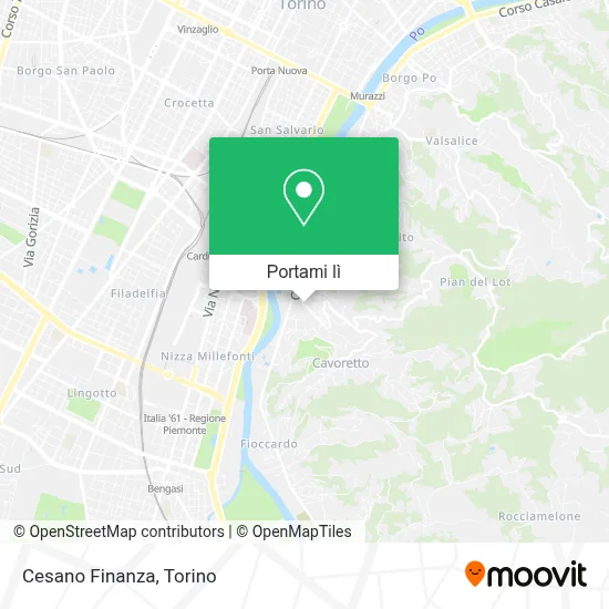 Mappa Cesano Finanza