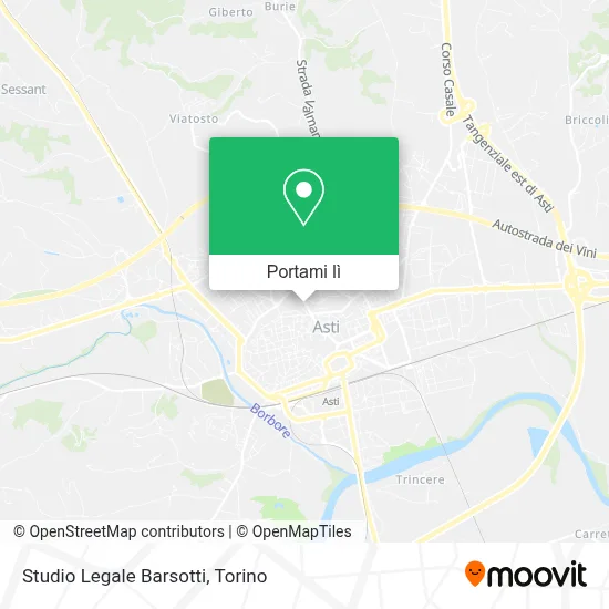 Mappa Studio Legale Barsotti