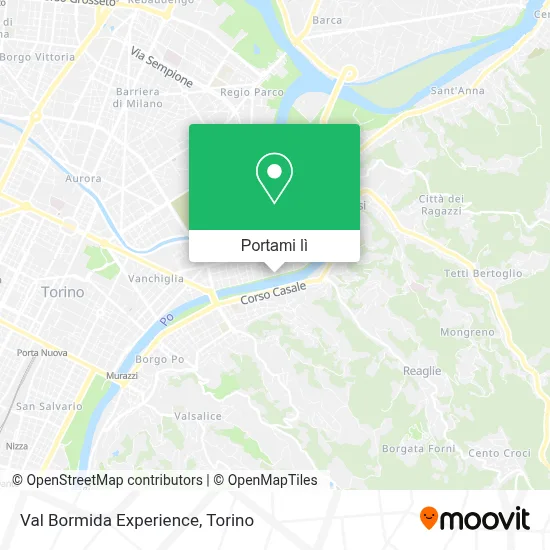Mappa Val Bormida Experience