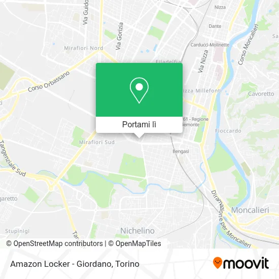 Mappa Amazon Locker - Giordano