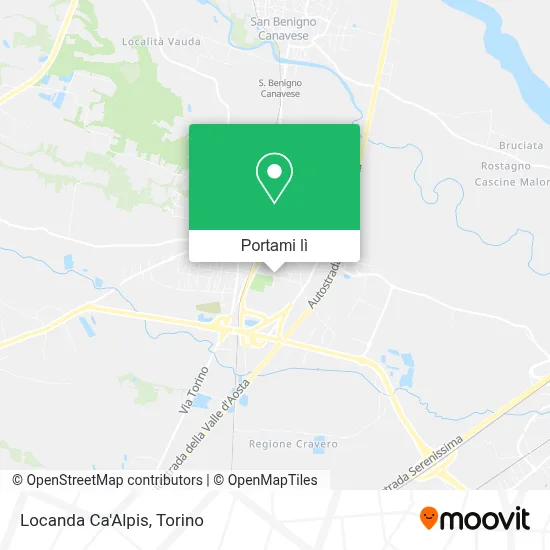 Mappa Locanda Ca'Alpis