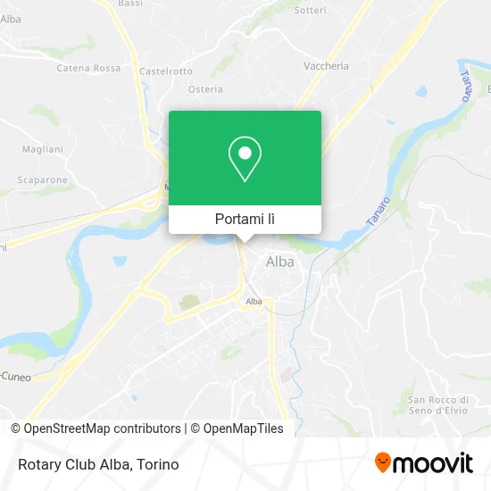 Mappa Rotary Club Alba