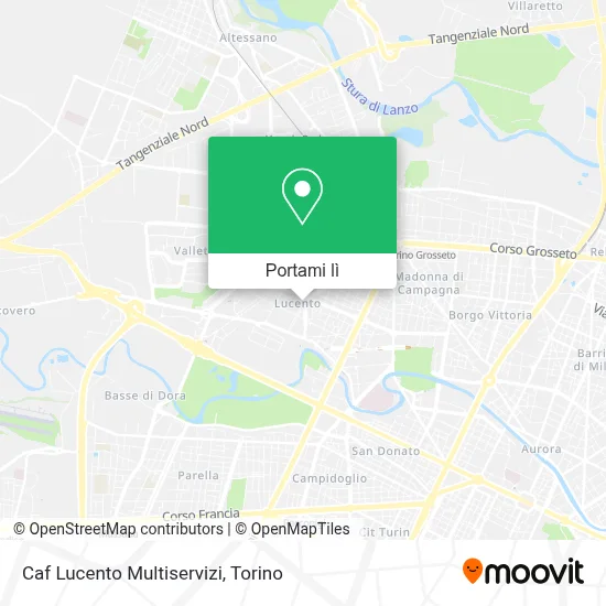 Mappa Caf Lucento Multiservizi