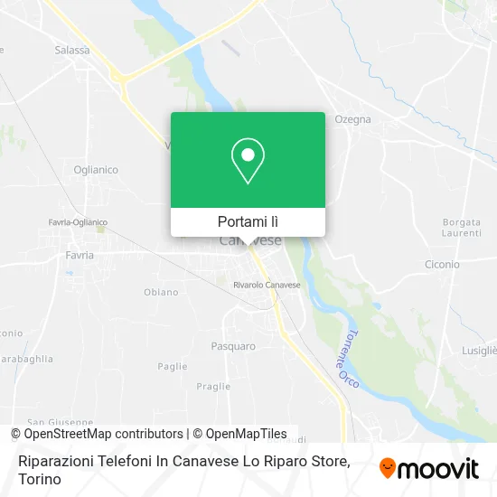 Mappa Riparazioni Telefoni In Canavese Lo Riparo Store