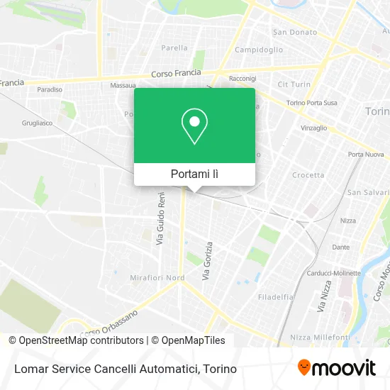 Mappa Lomar Service Cancelli Automatici