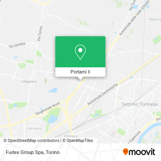 Mappa Fudex Group Spa