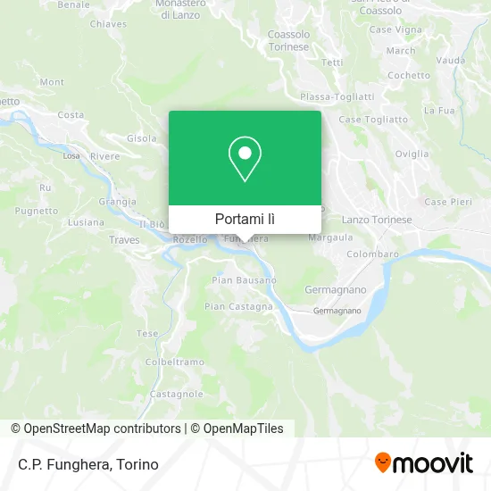 Mappa C.P. Funghera