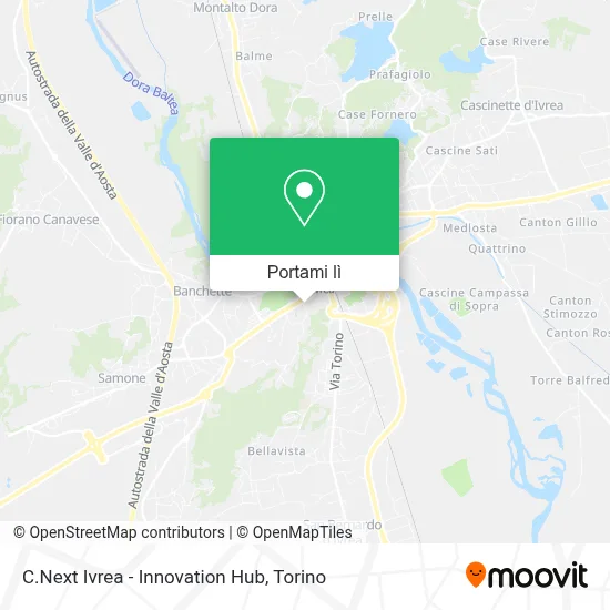 Mappa C.Next Ivrea - Innovation Hub