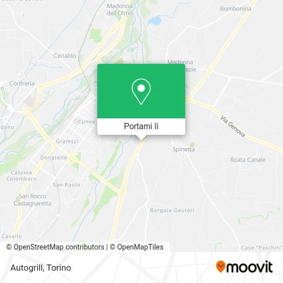 Mappa Autogrill