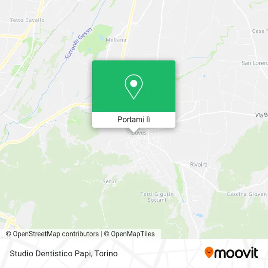 Mappa Studio Dentistico Papi