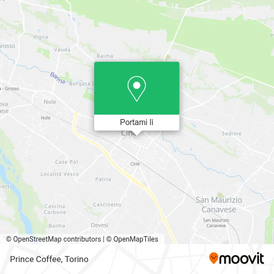 Mappa Prince Coffee