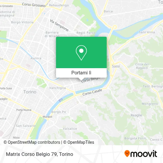 Mappa Matrix Corso Belgio 79