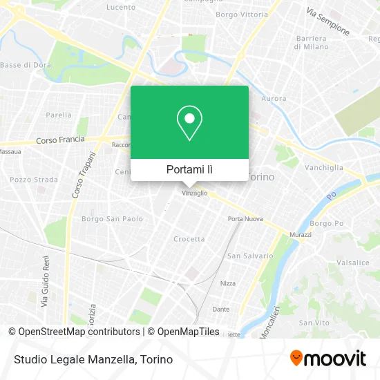 Mappa Studio Legale Manzella