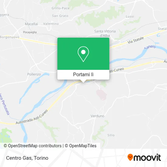 Mappa Centro Gas