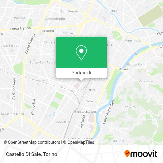 Mappa Castello Di Sale