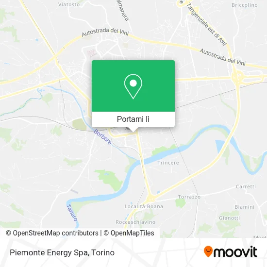 Mappa Piemonte Energy Spa