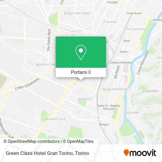 Mappa Green Class Hotel Gran Torino