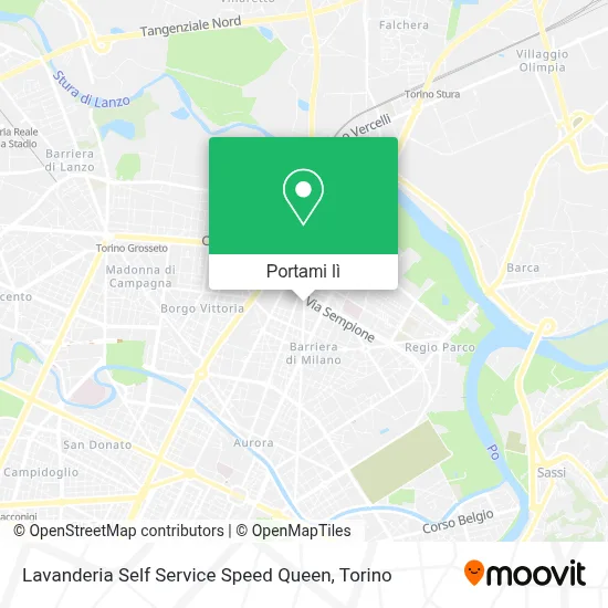 Mappa Lavanderia Self Service Speed Queen