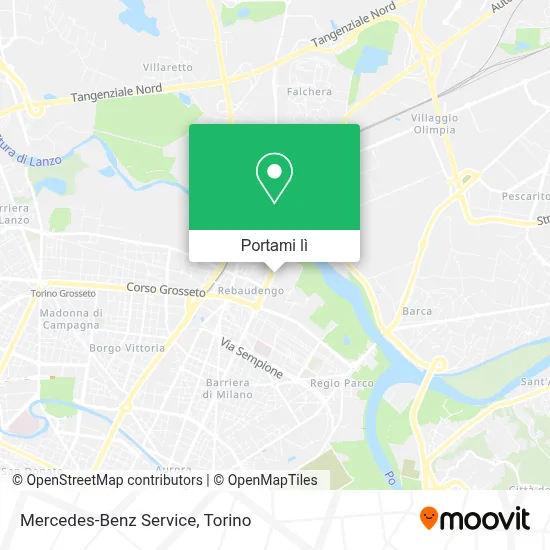 Mappa Mercedes-Benz Service