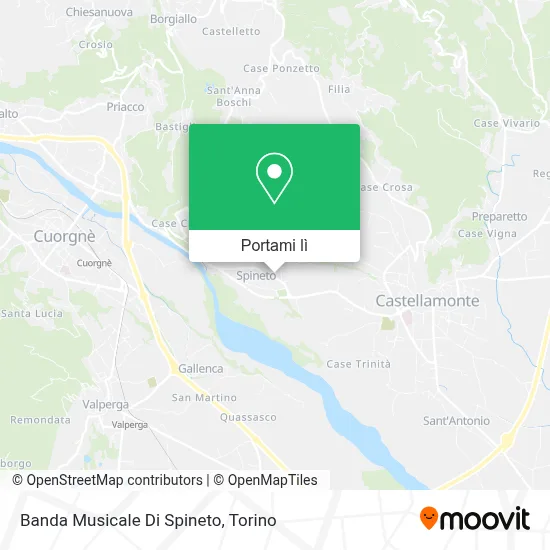 Mappa Banda Musicale Di Spineto