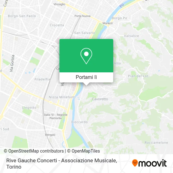 Mappa Rive Gauche Concerti - Associazione Musicale