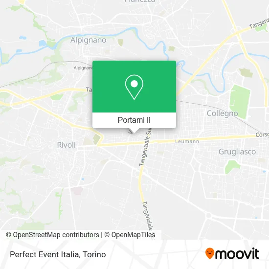 Mappa Perfect Event Italia