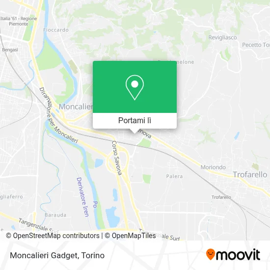 Mappa Moncalieri Gadget