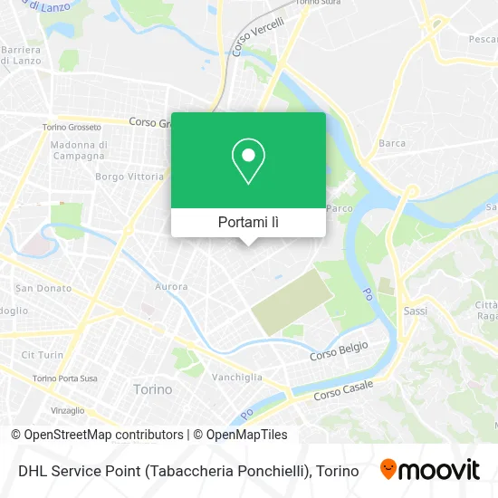 Mappa DHL Service Point (Tabaccheria Ponchielli)